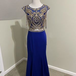 Zoey Grey 2 piece prom gown dress 4